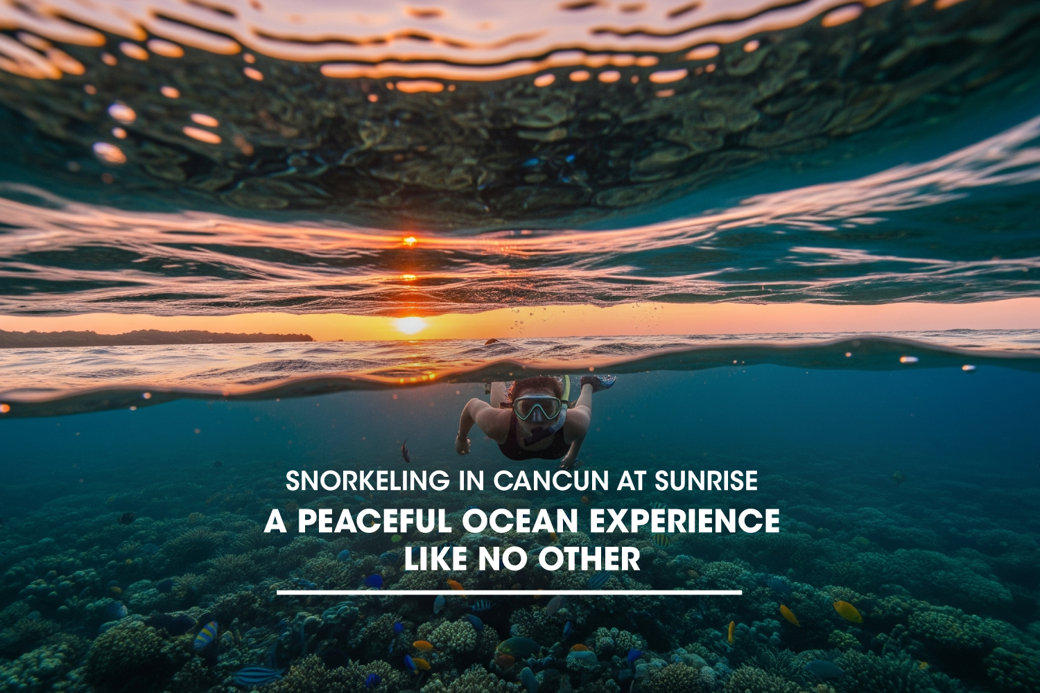 Snorkeling in Cancun at Sunrise: A Peaceful Ocean Experience Like No Other